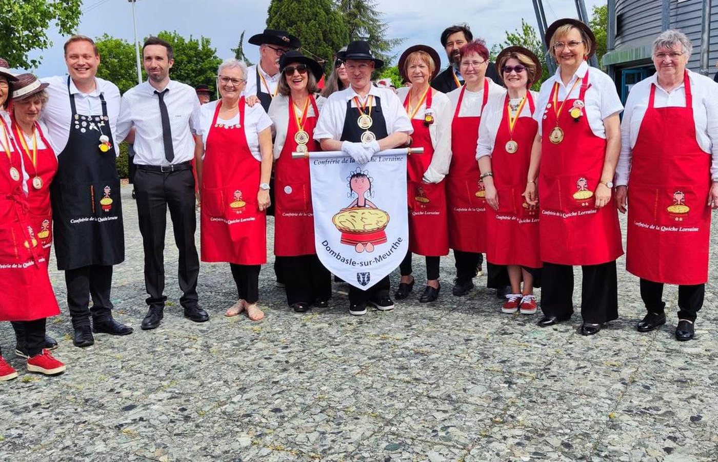 Members of the Quiche Lorraine Brotherhood